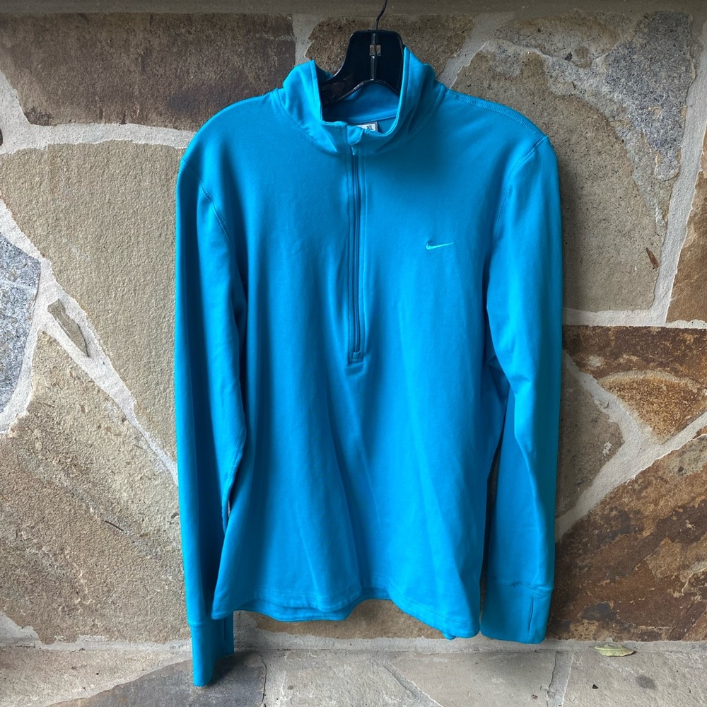 Womens Nike FitDry pull over quarter zip sweater